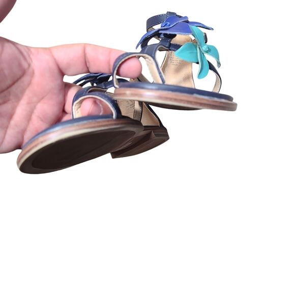 Naturalizer Farah Blue Thong Sandals 8M – Comfort Non-Slip Flower Detail - Picture 7 of 13